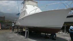 HATTERAS FISHER MOTOR YACHT BOAT CONVERTIBLE 36